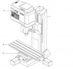 Proxxon 24360 MICRO Miller FF 500/BL-CNC Spare Parts